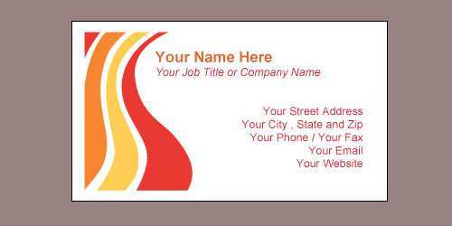 49 Customize Our Free Simple Card Template For Word Download by Simple Card Template For Word
