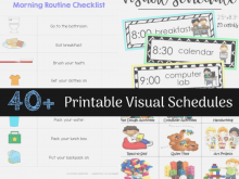 49 Customize Our Free Visual Schedule Template For Home Maker by Visual Schedule Template For Home
