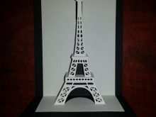 49 Customize Pop Up Card Eiffel Tower Template Now by Pop Up Card Eiffel Tower Template