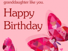 49 Format Birthday Card Templates For Granddaughter Now by Birthday Card Templates For Granddaughter