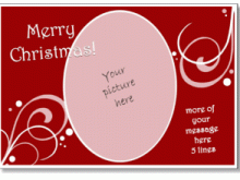 49 Format Christmas Card Templates To Print At Home in Photoshop for Christmas Card Templates To Print At Home
