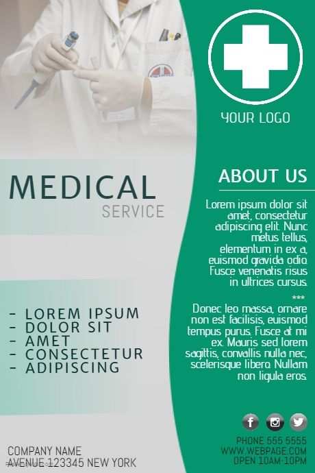 49 Format Medical Flyer Template With Stunning Design with Medical Flyer Template