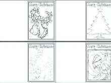 49 Free Christmas Card Template For Colouring for Ms Word with Christmas Card Template For Colouring