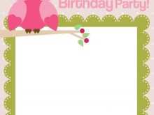 49 Free Owl Birthday Card Template Formating by Owl Birthday Card Template