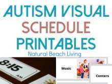 49 Free Visual Schedule Template Autism for Visual Schedule Template Autism