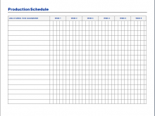 49 How To Create Construction Production Schedule Template Layouts by Construction Production Schedule Template