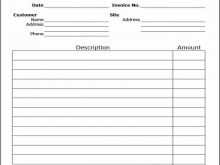 Standard Contractor Invoice Template