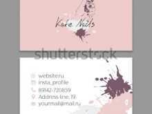 49 Name Card Template Nails in Word by Name Card Template Nails