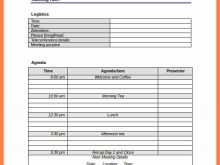 49 Online 3 Day Meeting Agenda Template for Ms Word with 3 Day Meeting Agenda Template