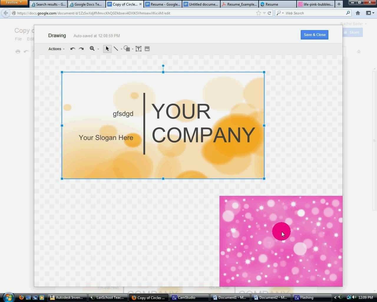 Business Card Templates Google Docs