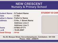 49 Printable Id Card Template For School Maker with Id Card Template For School