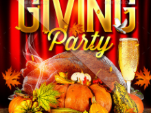 49 Printable Thanksgiving Party Flyer Template PSD File by Thanksgiving Party Flyer Template