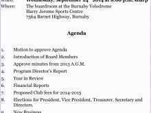 49 Report Agm Agenda Template Word Download for Agm Agenda Template Word