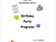 49 Report Birthday Party Agenda Template For Free for Birthday Party Agenda Template