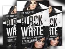 49 Report Black And White Party Flyer Template Now for Black And White Party Flyer Template