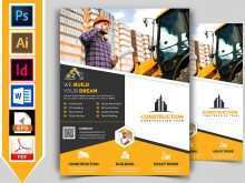 49 Report Construction Flyer Template PSD File by Construction Flyer Template