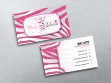 49 Standard Pink Zebra Business Card Templates Photo with Pink Zebra Business Card Templates