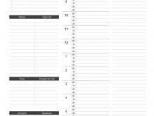 49 The Best Daily Calendar Template Word Formating for Daily Calendar Template Word