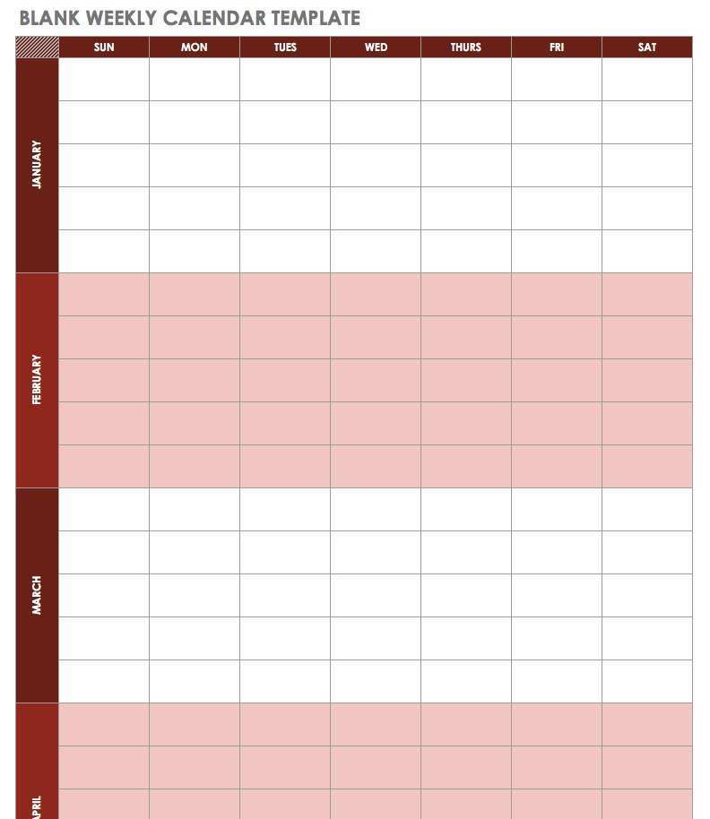 49 Visiting Blank Weekly Class Schedule Template Photo for Blank Weekly Class Schedule Template