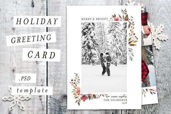 49 Visiting Christmas Card Template 2 Photos in Photoshop by Christmas Card Template 2 Photos