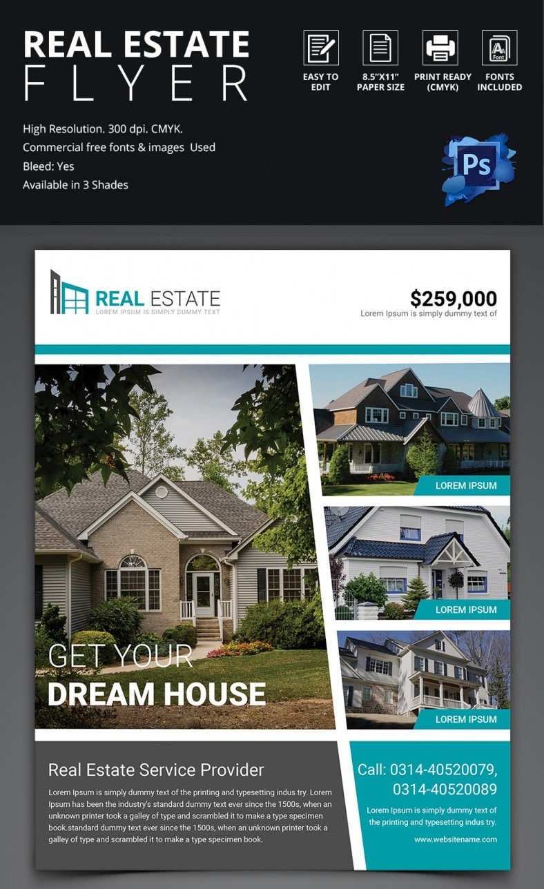 Publisher Real Estate Flyer Templates