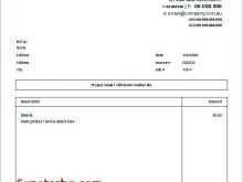 Uk Vat Invoice Template Excel