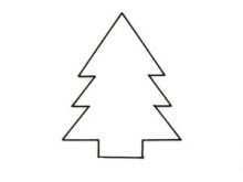 50 Blank Christmas Tree Template For Card Making Maker for Christmas Tree Template For Card Making