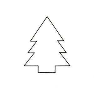 50 Blank Christmas Tree Template For Card Making Maker for Christmas Tree Template For Card Making