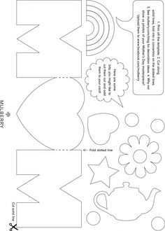 50 Blank Mothers Day Card Templates in Word for Mothers Day Card Templates