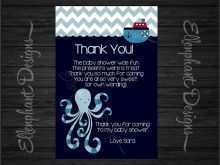 50 Blank Nautical Thank You Card Template For Free with Nautical Thank You Card Template