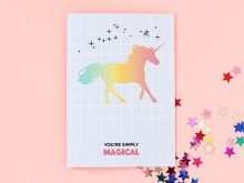 50 Create Unicorn Birthday Card Template Free in Word for Unicorn Birthday Card Template Free