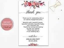 50 Creating Engagement Gift Thank You Card Template Templates for Engagement Gift Thank You Card Template