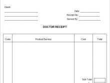 50 Creative Doctor Receipt Template Free PSD File for Doctor Receipt Template Free