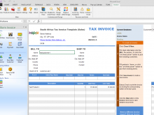 50 Creative Tax Invoice Template Sars Formating for Tax Invoice Template Sars