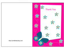 50 Creative Thank You Card Template Free Online PSD File with Thank You Card Template Free Online