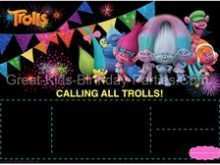 50 Creative Trolls Birthday Card Template Formating for Trolls Birthday Card Template