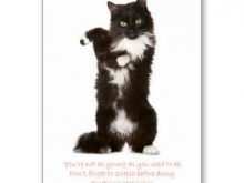50 Customize Birthday Card Template Cat Now by Birthday Card Template Cat