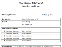 50 Format Meeting Agenda Table Format in Word with Meeting Agenda Table Format