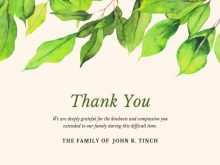 50 Free Thank You Card Template Funeral Maker with Thank You Card Template Funeral