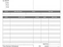 Lawn Mower Repair Invoice Template