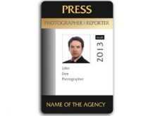 50 Journalist Id Card Template in Word for Journalist Id Card Template