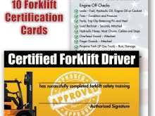 50 Online Forklift Certification Card Template Xls Photo with Forklift Certification Card Template Xls