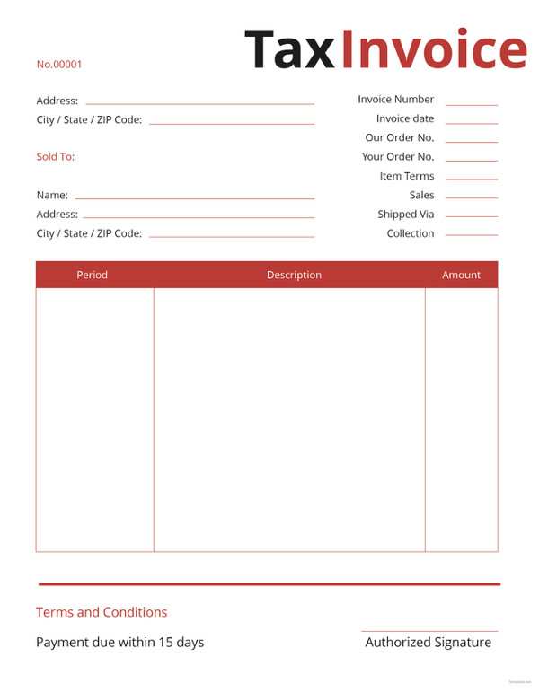 50 Online Tax Invoice Template Doc Layouts With Tax Invoice Template Doc Cards Design Templates