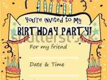 Birthday Invitation Card Template For Boy