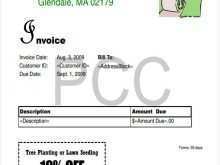 50 Printable Lawn Care Invoice Template With Stunning Design for Lawn Care Invoice Template