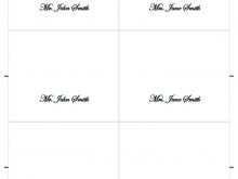 50 Printable Place Card Template In Word For Free for Place Card Template In Word