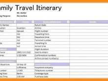 50 Report Family Travel Itinerary Template Word Download for Family Travel Itinerary Template Word
