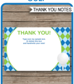 50 Report Golf Thank You Card Template in Word with Golf Thank You Card Template