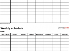 50 The Best 7 Day Class Schedule Template in Word with 7 Day Class Schedule Template