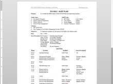 50 The Best Audit Plan Schedule Template in Word with Audit Plan Schedule Template